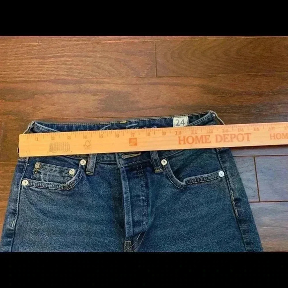 Free People Distressed Denim Shorts - Picture 7 of 7